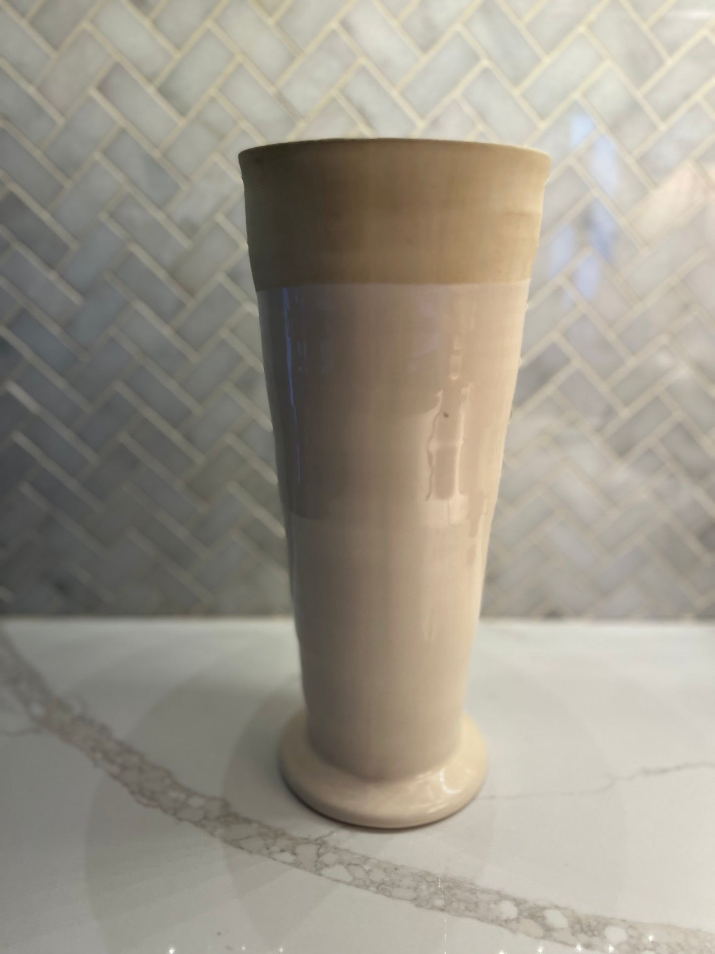Cream Colored Vase by Deartis
