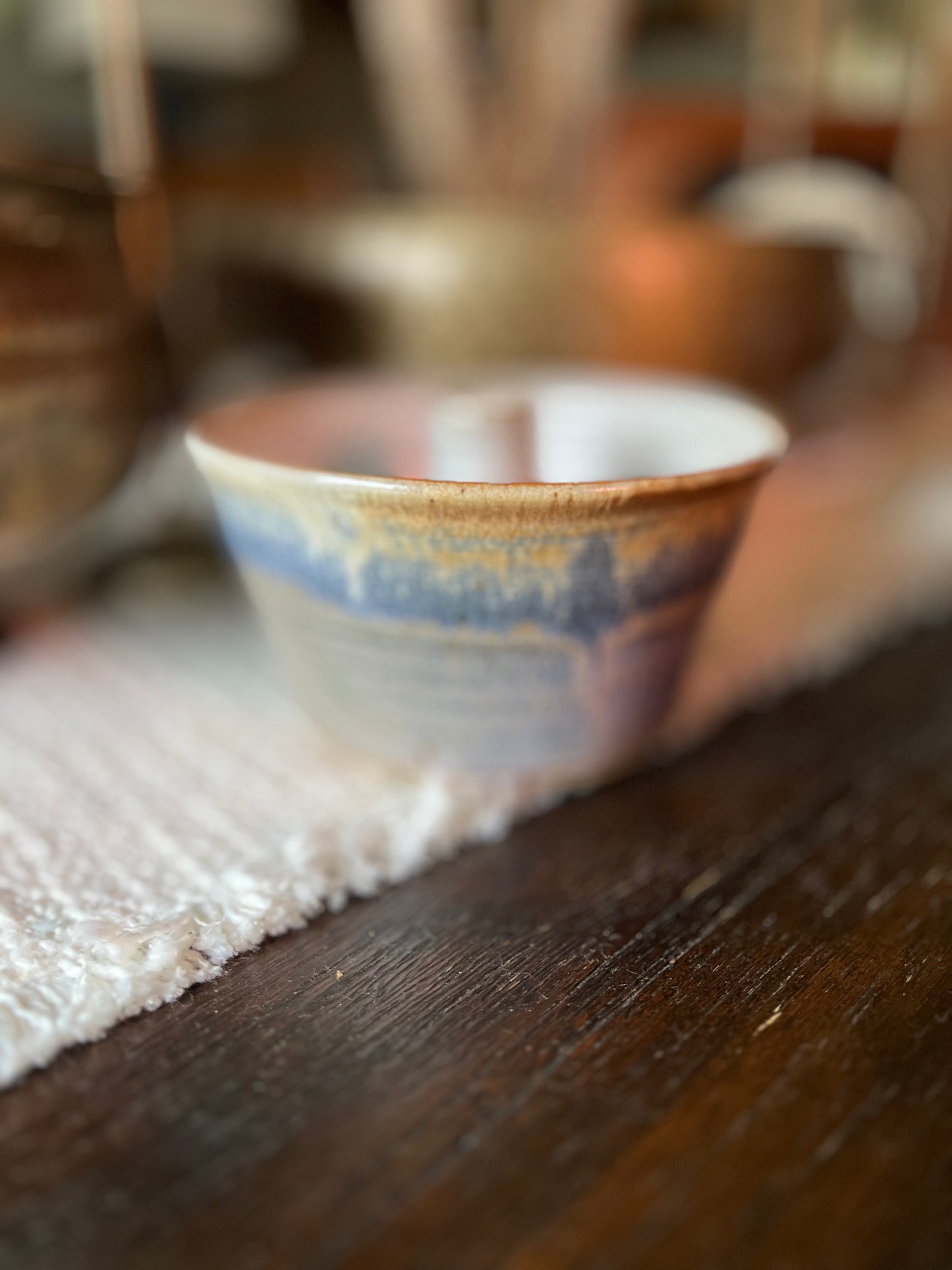 Hand Made Ceramic Glazed Bundt Cake Pan