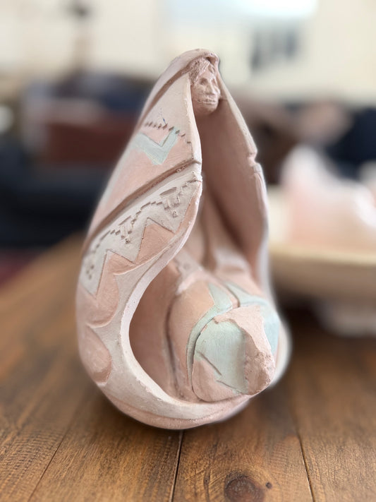 Southwestern Pottery Land Guardian Figurine (Made in Mexico)