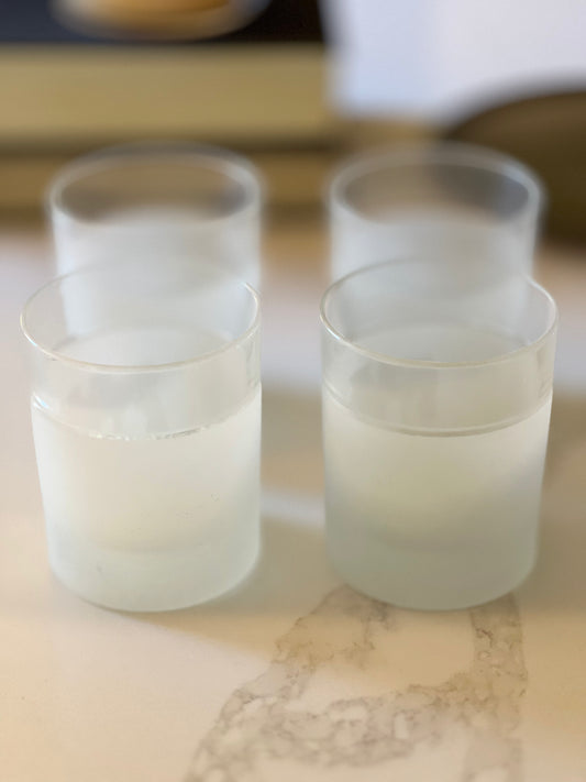 Vintage Retro Kosta Boda Lowball Glasses (Set of 4)