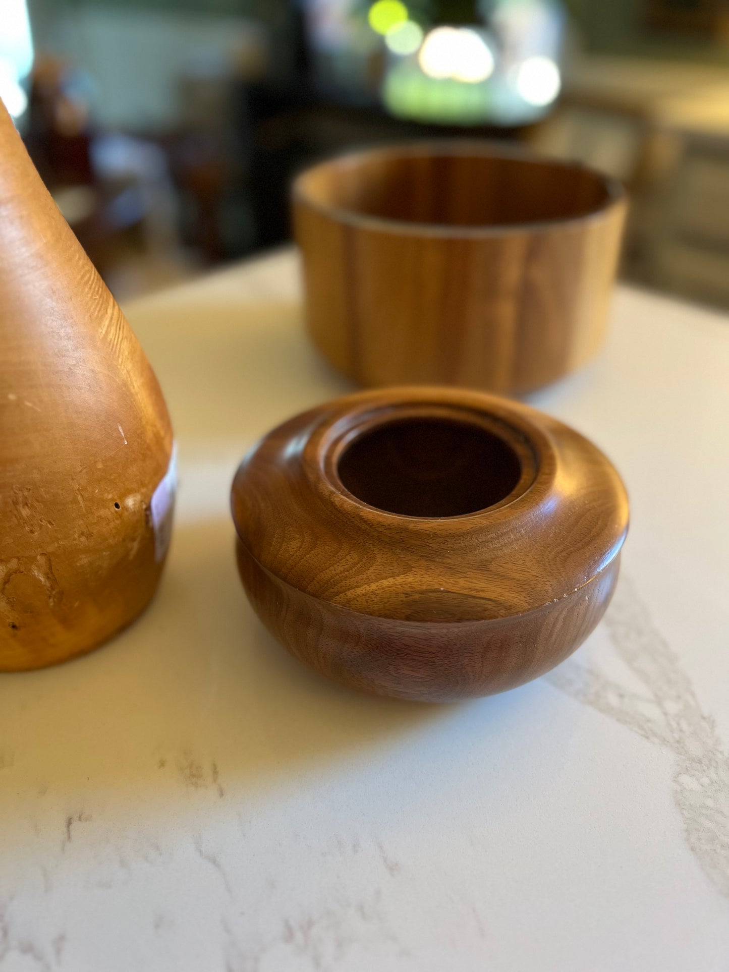Vintage Hand-Crafted Wooden Bowl by Rob Gilbert