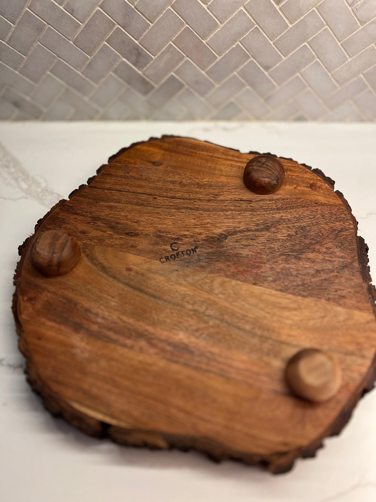 Crofton Live Edge Wooden Tray