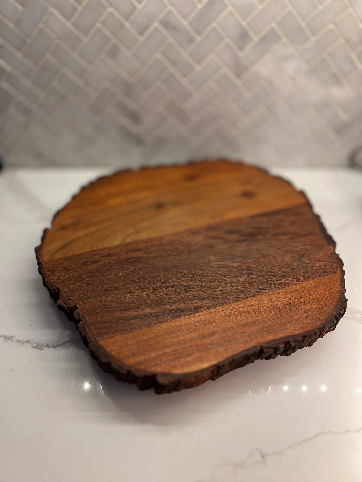 Crofton Live Edge Wooden Tray