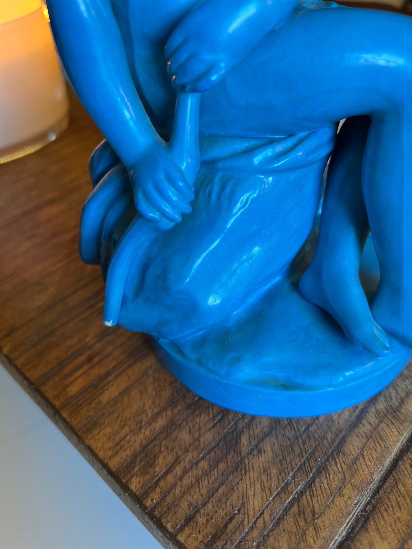 Antique Sevres Style Porcelain Figurine of Psyche - Late 19th Century