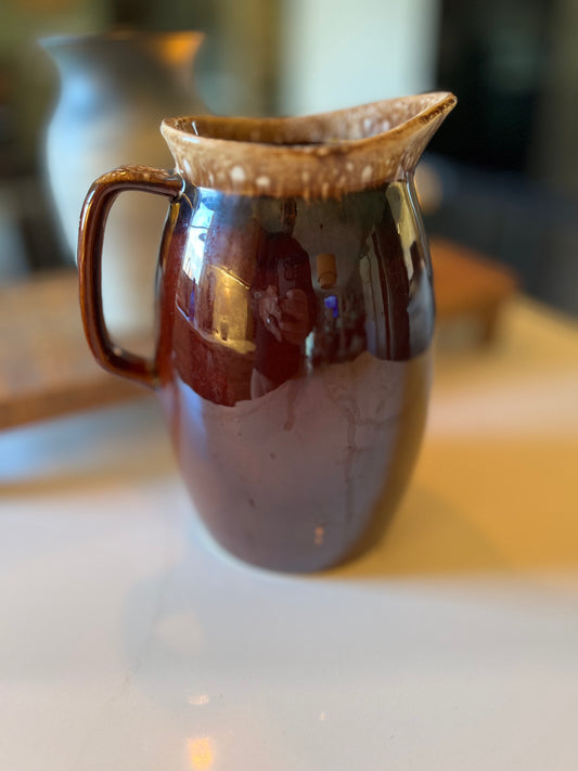 Vintage Hull Stone Pottery Pitcher