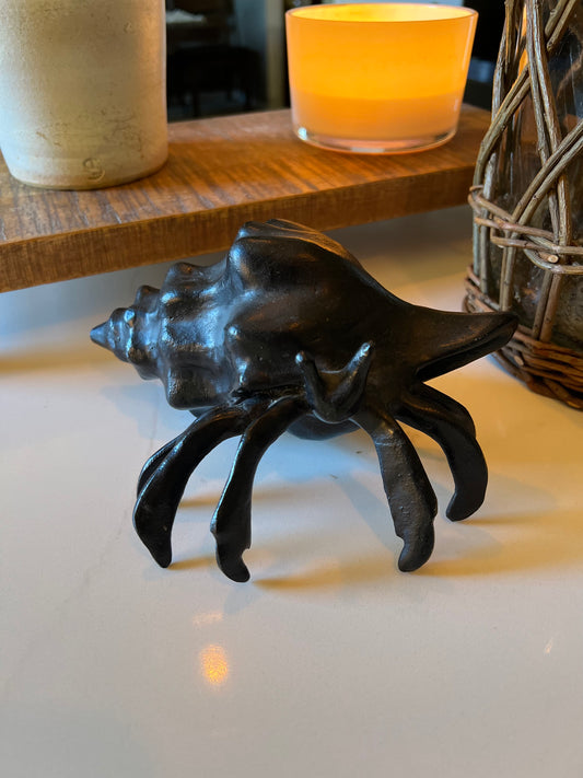 Metal Hermit Crab Sculpture
