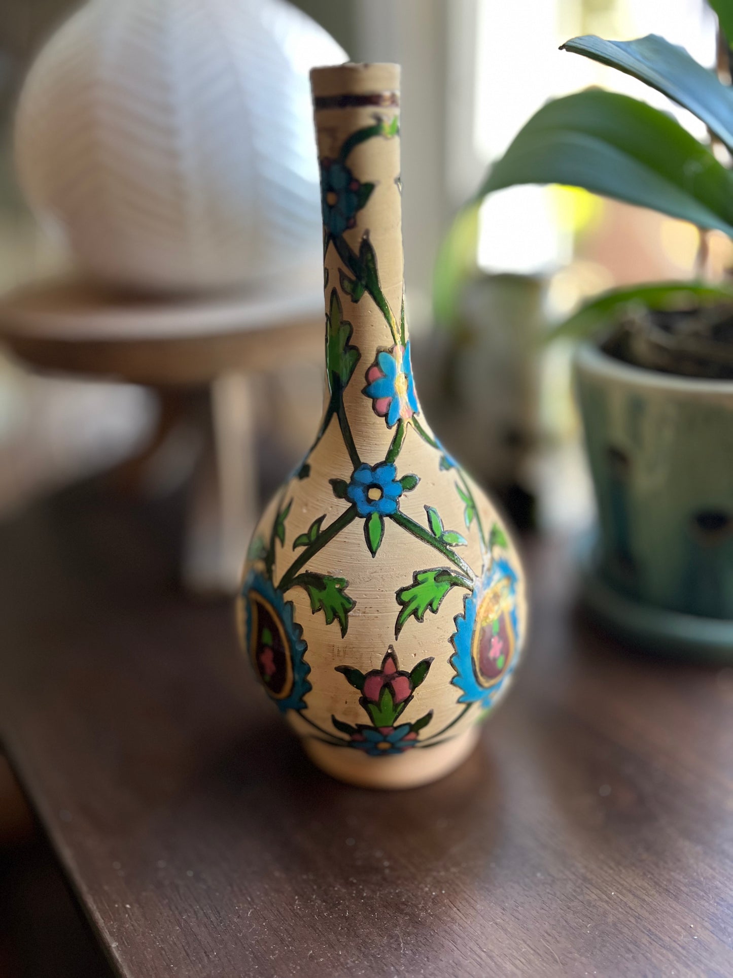 Vintage Hand Painted Persian Vase