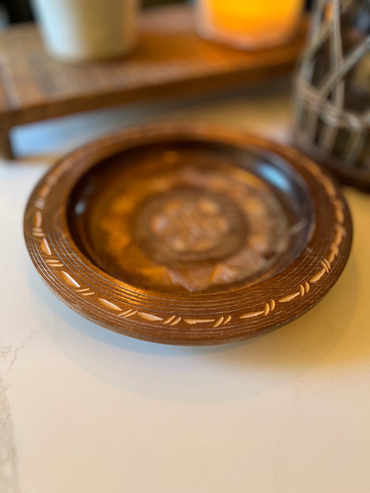 Beautiful Hand Carved Wooden Bowl