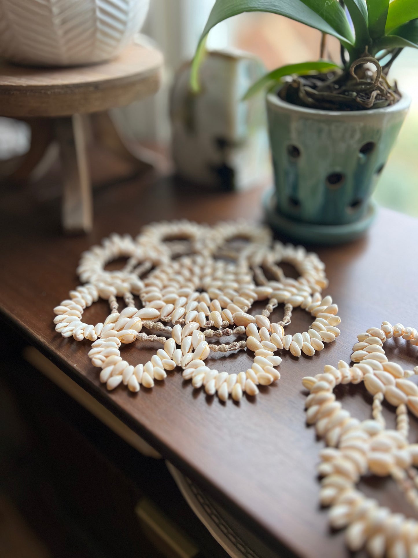 Vintage Shell Trivets - Set of 2