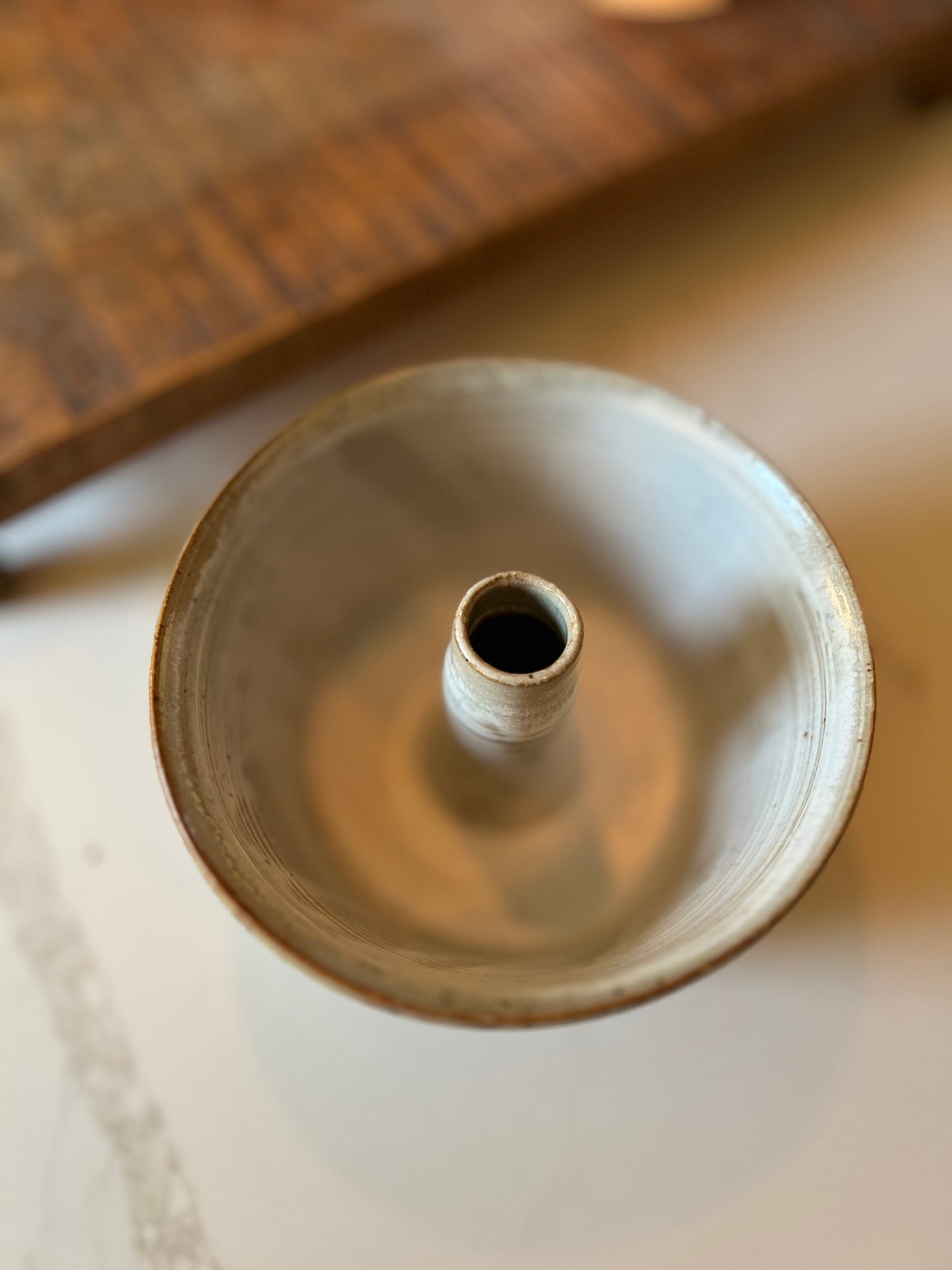 Hand Made Ceramic Glazed Bundt Cake Pan
