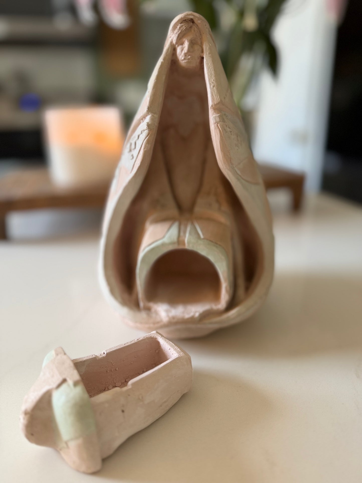 Southwestern Pottery Land Guardian Figurine (Made in Mexico)