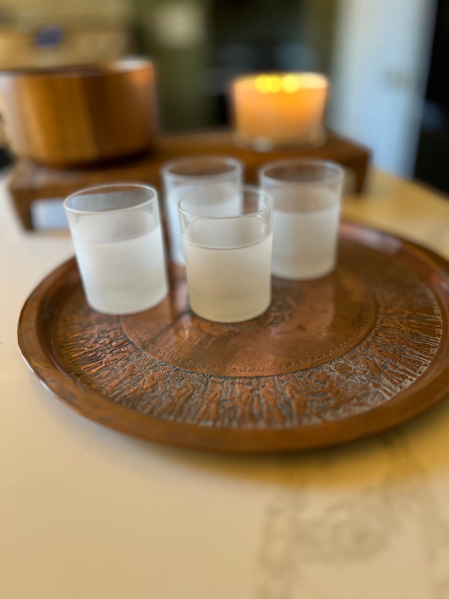 Vintage Retro Kosta Boda Lowball Glasses (Set of 4)